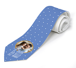 Cravatta con grafica Il papà più bello del mondo
