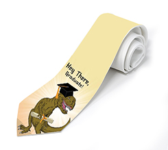 Cravatta con foto divertente per laurea