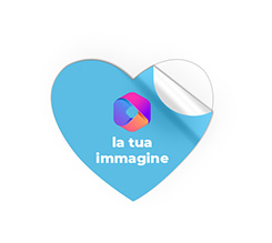 Adesivo a forma di cuore