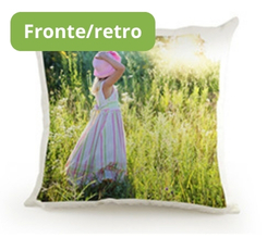 cuscino personalizzato in microfibra con stampa fronte retro