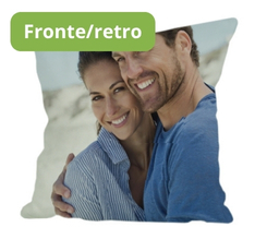 cuscino personalizzato in pile con stampa fronte retro