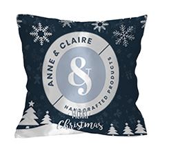 cuscino-raso-buone-feste-logo-aziendale