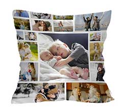 Collage 14 Riquadri su Cuscino Classico