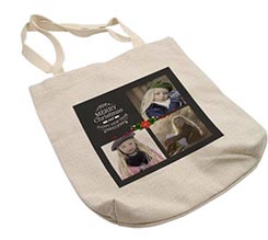 Shopper in Juta Merry Christmas 34x36,5