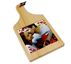 Tagliere in legno Frame in love