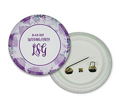 Spilla rotonda Lavanda