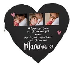 Cuscino Artigianale cuore Dedica