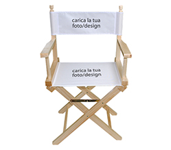 sedia da regista personalizzata