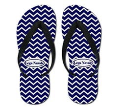 Infradito Zig zag blu