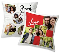 Cuscino classico in microfibra Collage