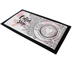 Bar mat personalizzato Coffee Shop