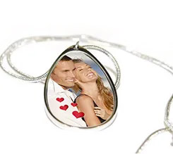 Collana Ciondolo Goccia Cuori