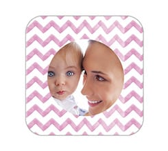 Calamita quadrata Love mum rosa