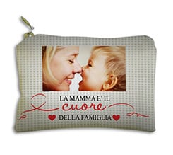 Portachiavi Portamonete Heart of family