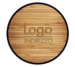 Zerbino Rotondo in Gomma 85 cm Parquet