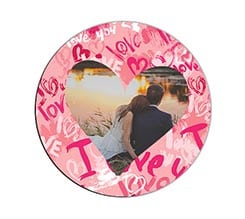 Calamita Rotonda 9,5 cm Pink love