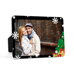 Cornice natalizia 13x18 Fiocchi di neve