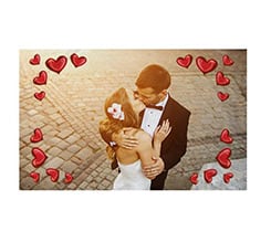 Federa Cuscino Frame in love