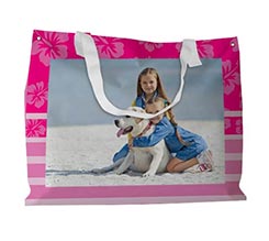 Borsa mare Pink hawaii