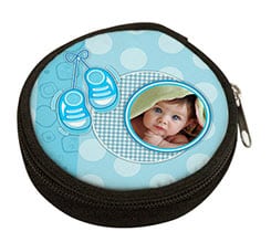 Portamonete rotondo Scarpine bimbo