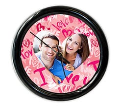 Orologio da muro rotondo Words of love