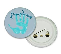 Spilla rotonda Impronta celeste