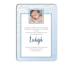 Calamita Rettangolare 8,8x6,3 Cornice blu