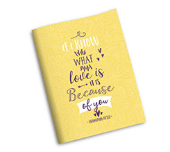 Quaderno Scuola Because of you