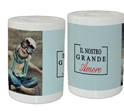 Portaspazzolino Sfondo celeste