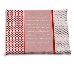 Cuscino mare Pois rossi