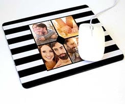 Tappetino Mouse Rettangolare Black Bands