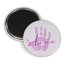 Magnete da frigo Impronta rosa