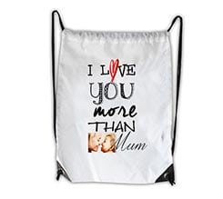 Sacca Zaino I love More Than