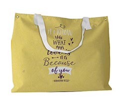 Borsa mare Because of you