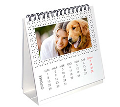 Calendario da tavolo Simple texture