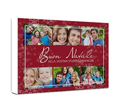 Foto collage su tela Red Christmas
