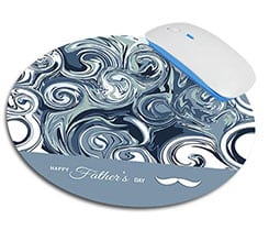 Tappetino mouse tondo Blue father