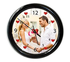 Orologio da muro rotondo Frame in love