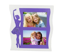 Cornice Foto Ballerina Due Riquadri