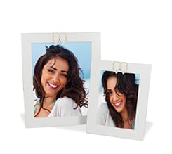 Cornice Foto Fiocco Legno