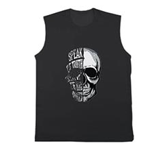 Maglietta smanicata uomo Skull