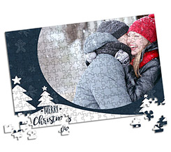 Puzzle A3 Blu natale