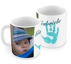 Tazza panoramica Impronta azzurra