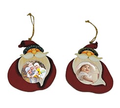 Babbo Natale tondo da appendere