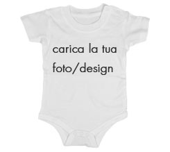 Body neonato in cotone Bianco