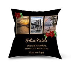Cuscino in pile Black Christmas