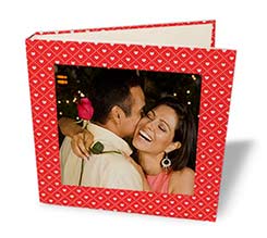 Texture Cuori Album Personalizzati Quadrati