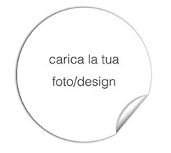 Adesivo tondo da personalizzare