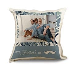 Cuscino in Juta Blue father