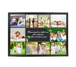 Zerbino in gomma 60x40 Collage Natalizio